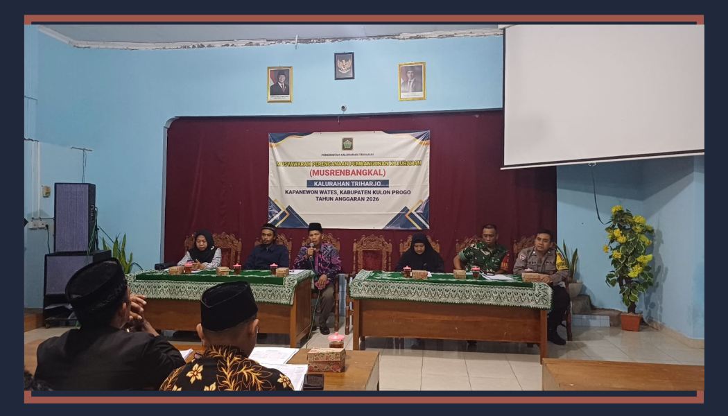 MUSYAWARAH PERENCANAAN PEMBANGUNAN KALURAHAN TRIHARJO TAHUN ANGGARAN 2026